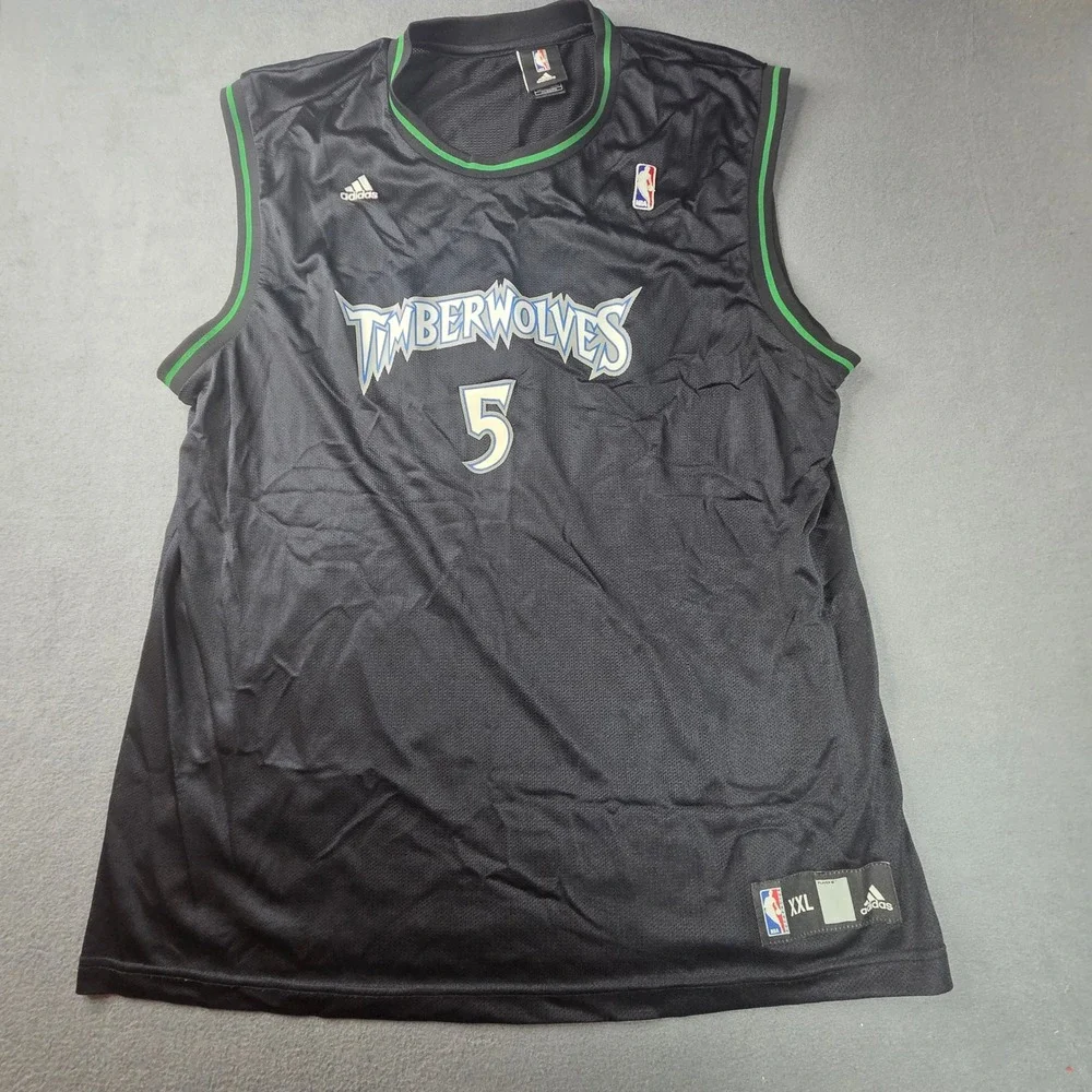 Adidas Minnesota Timberwolves Craig Smith 5 NBA Jersey Mens XXL Black 7994A 07